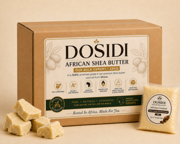 African Shea Butter — 100% Unrefined — 25kg