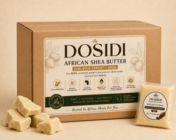 African Shea Butter — 100% Unrefined — 20kg