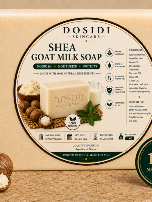 60fdd75f-185d-4de7-bbf4-eb4b7e3e844e Dosidi Shea Goat Milk Soap ~ 1KG