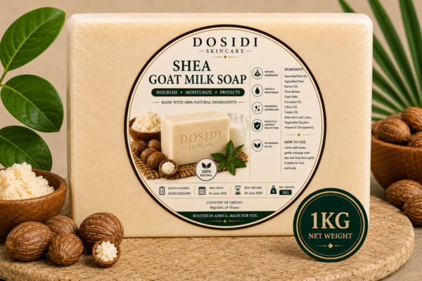 Dosidi Shea Goat Milk Soap ~ 1KG