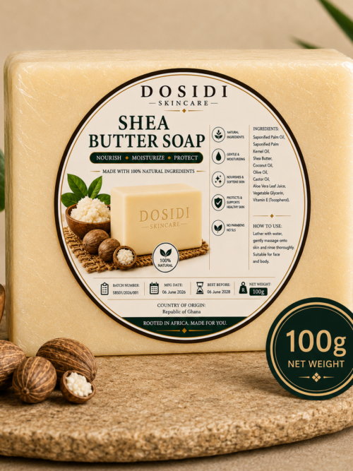 b96925ab-59b9-46dc-b581-bf6d37c5aeba Dosidi Shea Butter Soap ~ 100G