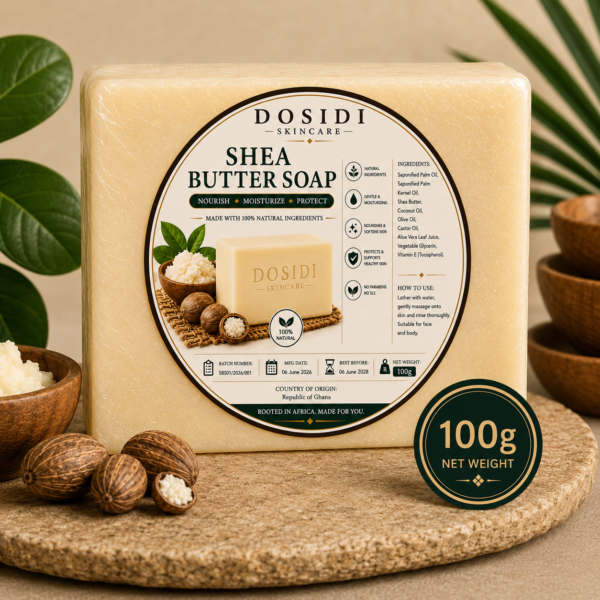 b96925ab-59b9-46dc-b581-bf6d37c5aeba Dosidi Shea Butter Soap ~ 100G