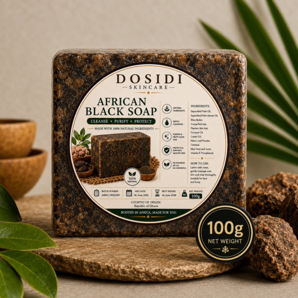 bb533855-1dac-4834-8d8e-c05a45936ee7 Dosidi African Black Soap ~ 100g