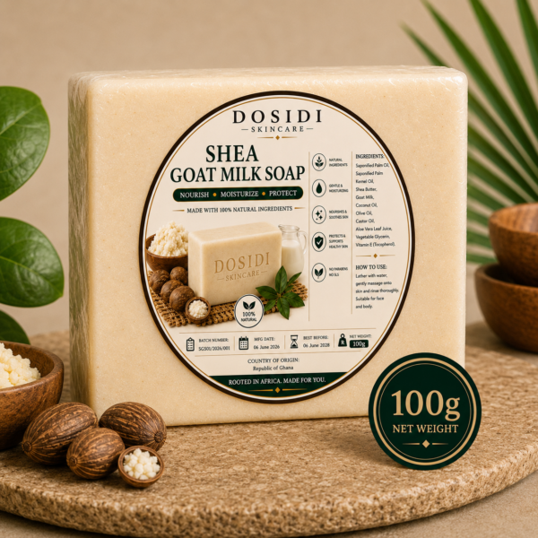 Dosidi  Shea Goat Milk Soap ~ 100G